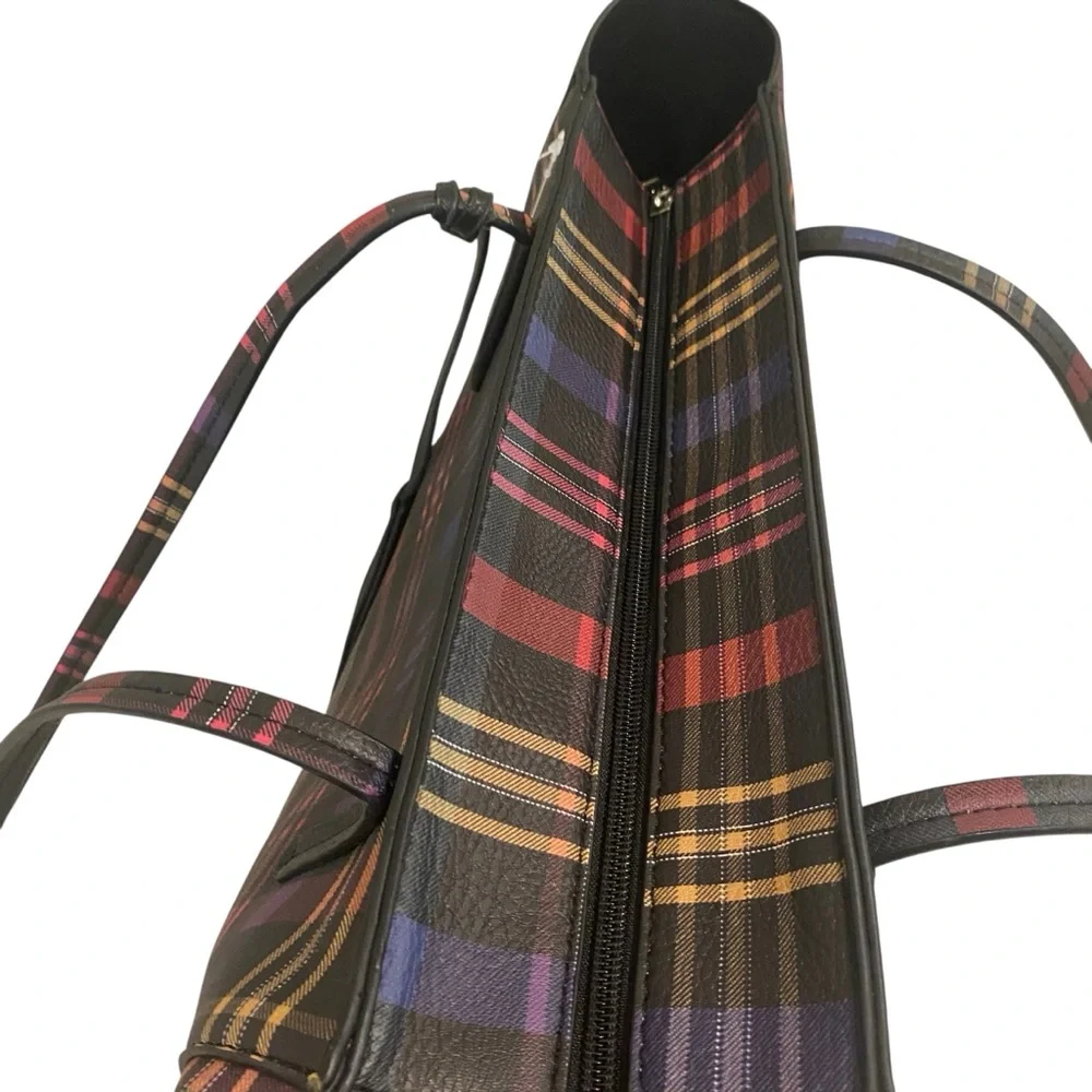 Plaid Large Unbranded Tote Shoulder Bag - Like New Condition
